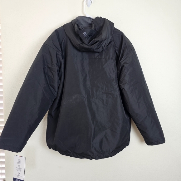 NWT IZOD 3-in-1 Tech System Jacket Black Men’s L Waterproof Windproof - Picture 6 of 16